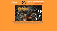 Desktop Screenshot of iglesiacristianaemanuel-sa.com